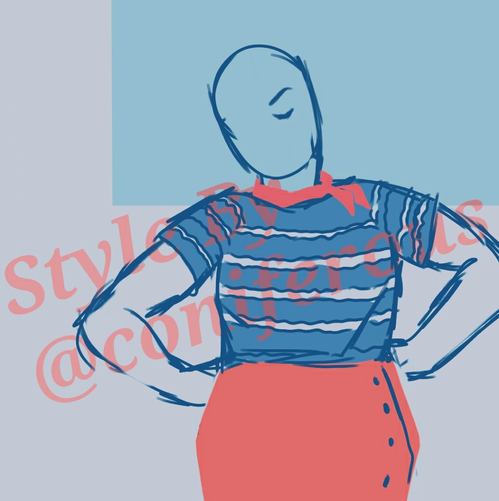 Croft & Barrow Blouse with Braided Stripes